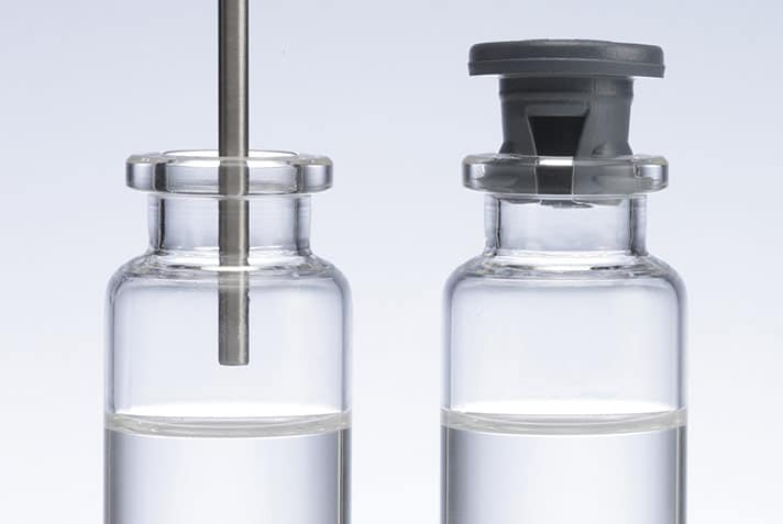 Rubber Molded Stopper for Medical Vial