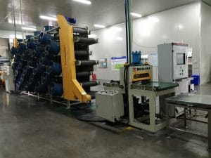 compression molding rubber through automated mixing